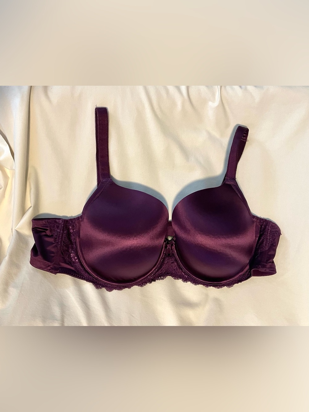 Torrid Curves Push Up T-Shirt  Bra Size 48B - Purple - Back Smoothing - Wired